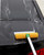 Streak Free Silicone Blade Cleaner cleaning a car