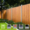 6x6 Feather Edge Fence Panel in a garden 6x6 Feather Edge Fence Panel in a garden