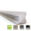9ft Concrete Slotted Fence Post in close detail  9ft Concrete Slotted Fence Post in close detail