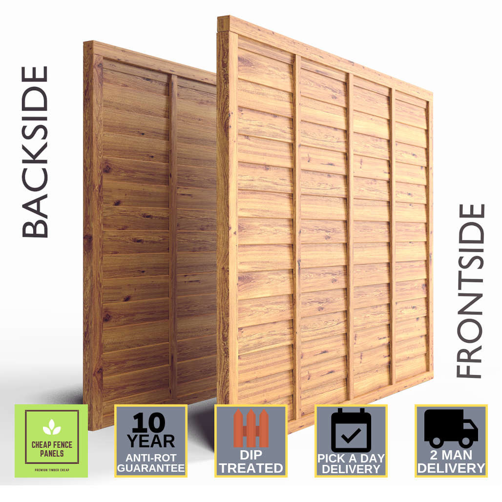 6x5 Overlap Fence Panel Cheap Fence Panels