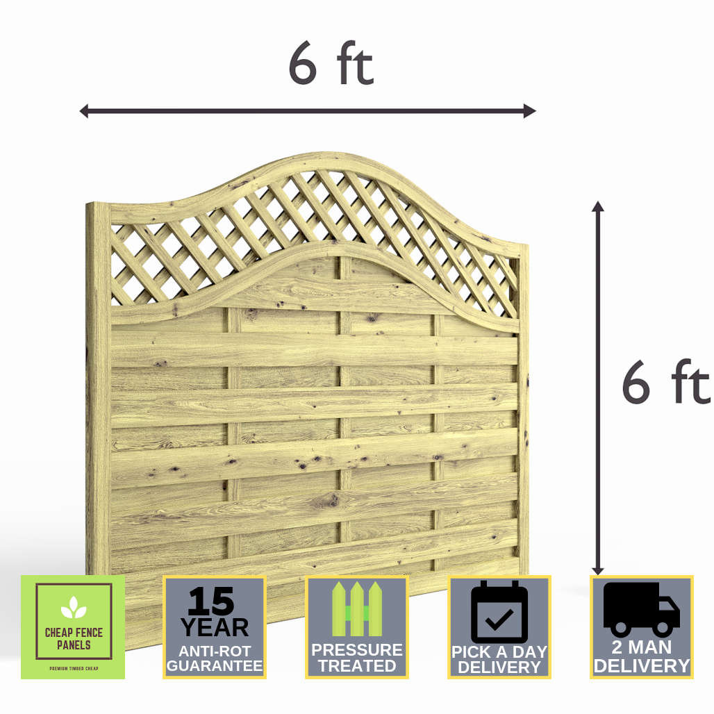 6x6 Decorative Fence Panel Cheap Fence Panels