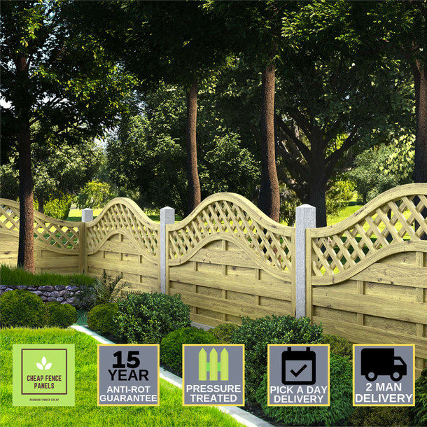 6x3 Overlap Fence Panel | Cheap Fence Panels