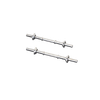 19 Inch Threaded Dumbbell Handle with Collars