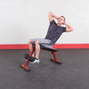 BFAB10R Ab Crunch Bench - Classic Red