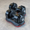 Adjustable Dumbbell Set, 11 lb. to 66 lb.