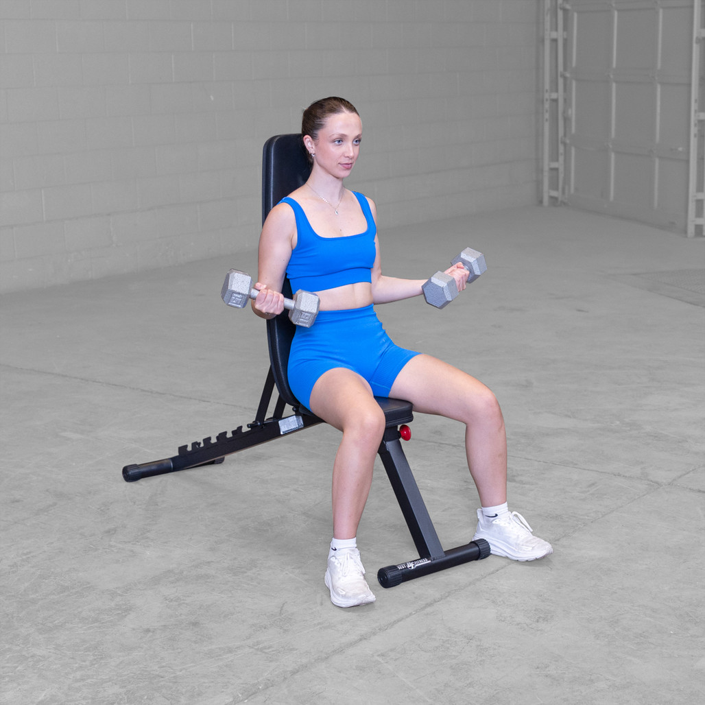 Best Fitness Folding Adjustable Bench BFFID25 - Weight Benches