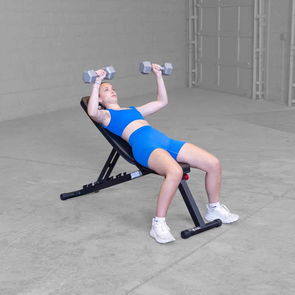 Best Fitness Folding Adjustable Bench BFFID25 - Weight Benches