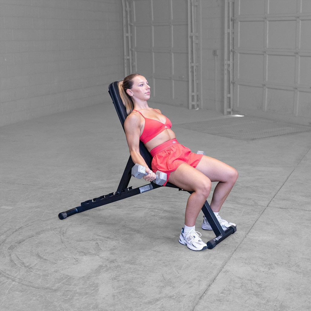 Best Fitness Folding Adjustable Bench BFFID25 - Weight Benches