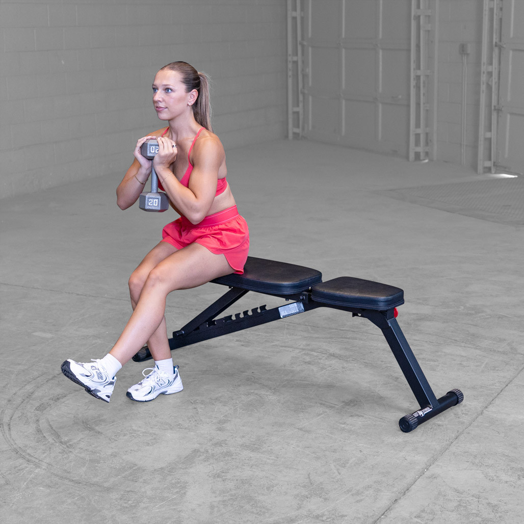 Best Fitness Folding Adjustable Bench BFFID25 - Weight Benches