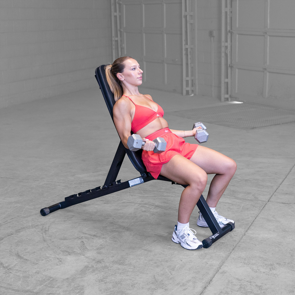 Best Fitness Folding Adjustable Bench BFFID25 - Weight Benches