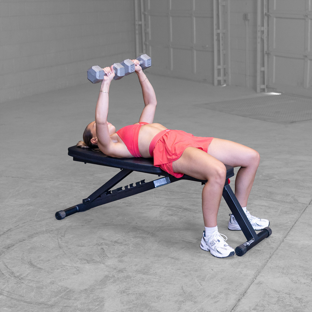 Best Fitness Folding Adjustable Bench BFFID25 - Weight Benches