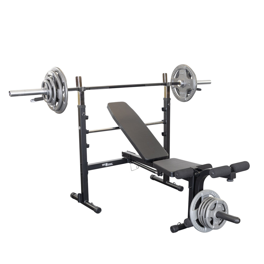 Barbell Rack Olympic Weight Bench With Weights And Bar Set Bench
