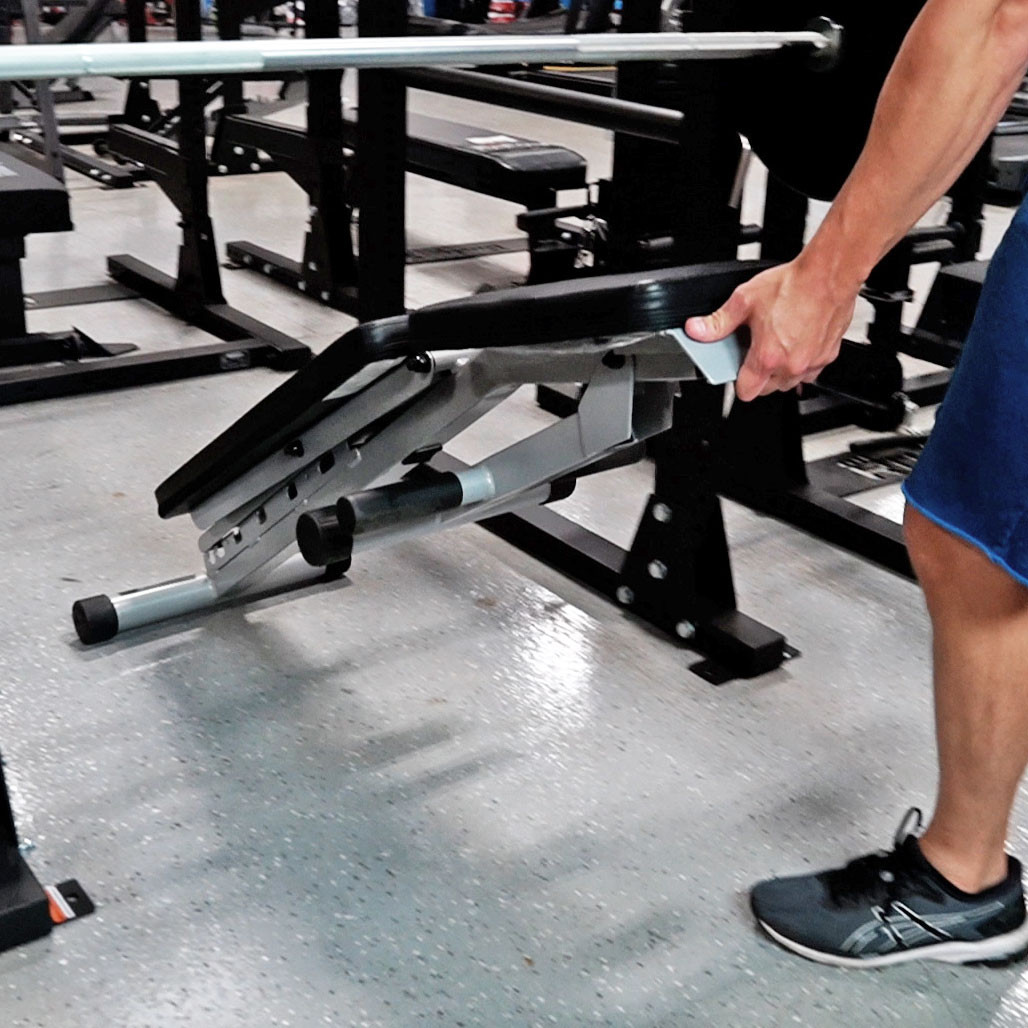 Powerline Folding Weight Bench PFID125X - Weight Benches