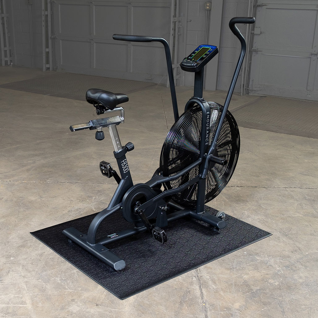 3' x 4' Body-Solid Tools Bike Cardio Mat RF34B - Rubber Mats Gym