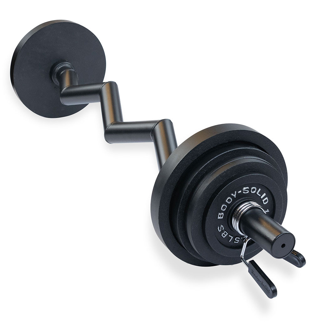 Body Solid Oly Curl Bar - Thumbnail 5