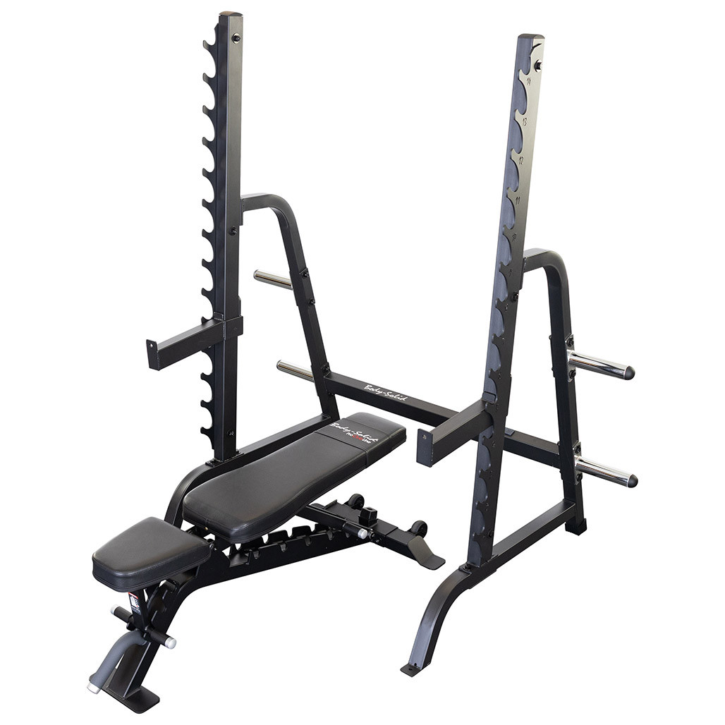 Body-Solid Multi Press Rack Combo with Bench SDIB370 - Squat Racks