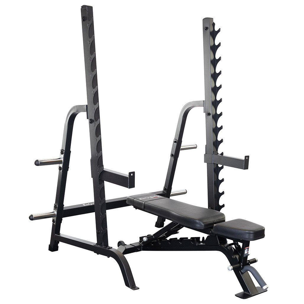 Body-Solid Multi Press Rack Combo with Bench SDIB370 - Squat Racks