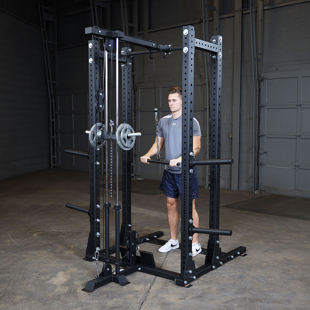 Body-Solid Half Rack Lat Attachment SPRHLA - Power Rack Attachments