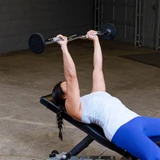 Body-Solid Tools Fixed Weight Curl Barbells