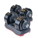 Adjustable Dumbbell Set, 11 lb. to 66 lb.