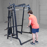 Body-Solid Series 7 Smith Machine Lat Attachment with 210 lb. Weight Stack