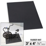 4' x 3' Rubber Mat, 1/2" Thick