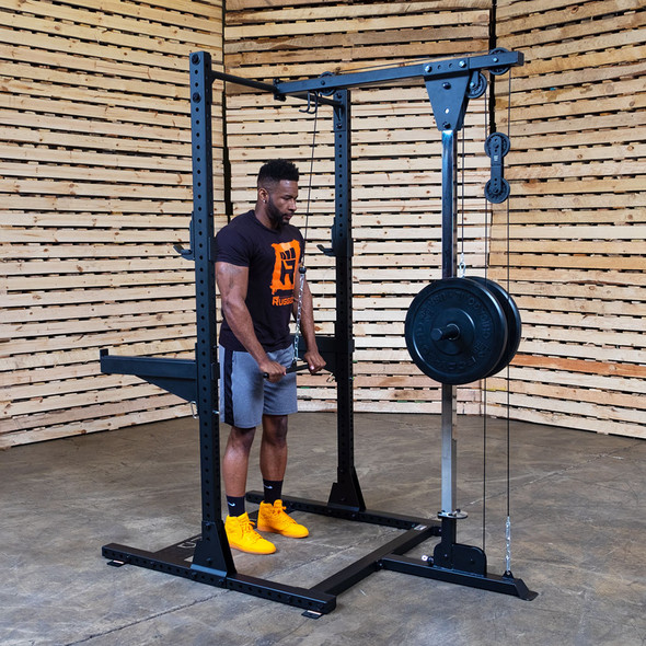 Rugged Half Rack Lat Attachment
