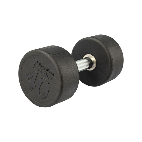 Body-Solid Tools Round Rubber Coat Dumbbells SDP
