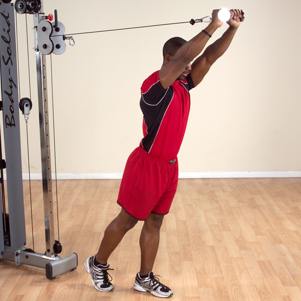 Triceps Handle with Rubber Grip