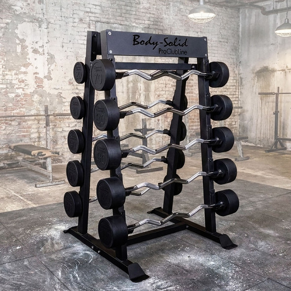 Pro ClubLine Fixed Weight Barbell Rack
