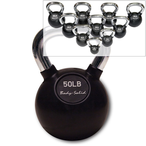 KBC Premium Kettlebells with Chrome Handles
