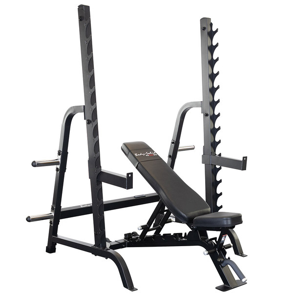 Body-Solid Multi Press Rack Combo with Bench SDIB370 - Squat Racks