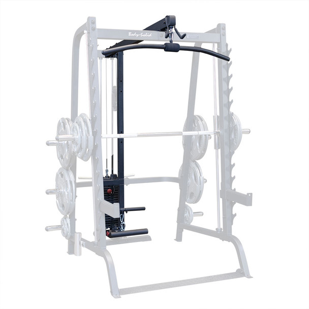 Body-Solid Series 7 Smith Machine Lat Attachment with 210 lb. Weight Stack