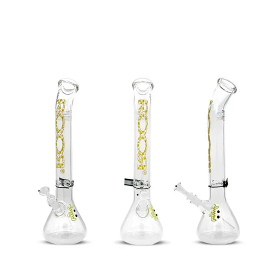 ROOR® CLASSIC BENT NECK BEAKER DAISY WATERPIPE 18" - 18B455B