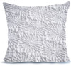 Set of four luxury embossed floral cushions featuring an elegant textured pattern, concealed zip fastening, and stylish design for sofas and living rooms.