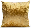 Velvet Cushion Cover Cushions Plain Crush Velvet 17"x17" 20"X20" 23"X23" MUSTARD GOLD