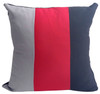 large 3 tone Striped cushions + covers or covers only RED