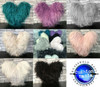 cushion filled love HEART long Shaggy faux fur cushions