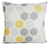 Large Cushion Cover or Cushions Mustard Yellow geometric HONEY COMB