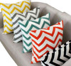 Cushion Cover or Cushion ZIG ZAG stripe Cushions 17"x17"