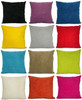 Soft Chenille Cushions or Covers Plain 10 vibrant Colours