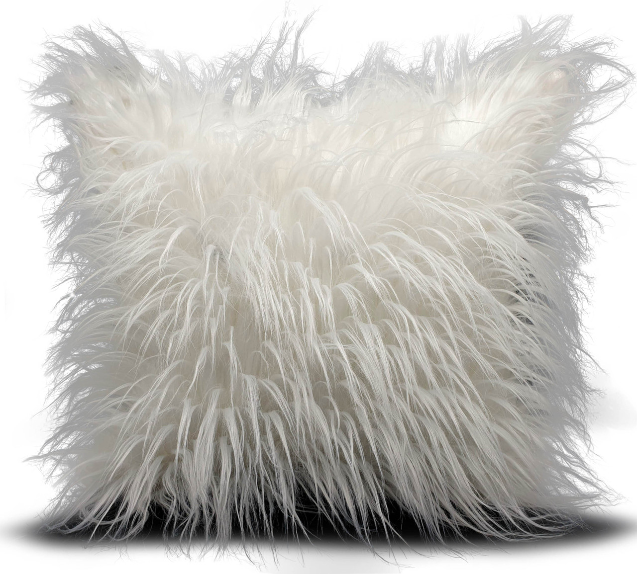 Large deals shaggy cushions