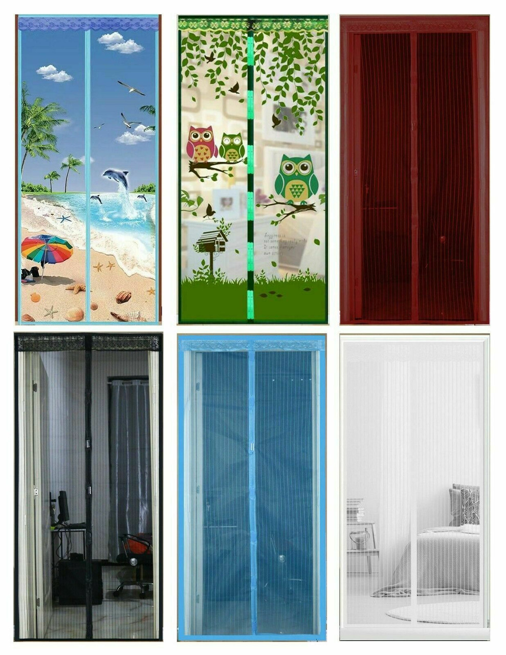 Magnetic Screen Insect Door Net Screen Bug Mosquito Fly Insect Mesh Guard Curtain