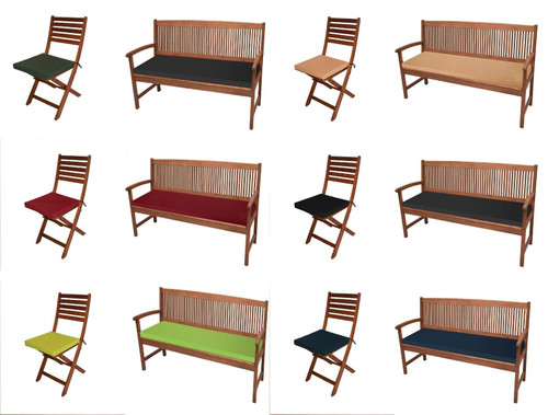 Outdoor Chair Seat Pads Bench Pads Waterproof Garden Chair Seat Pads
