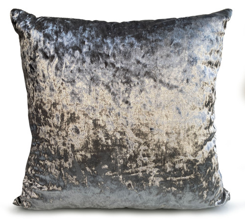 Velvet Cushion Cover Cushions Plain Crush Velvet 17"x17" 20"X20" 23"X23" SILVER