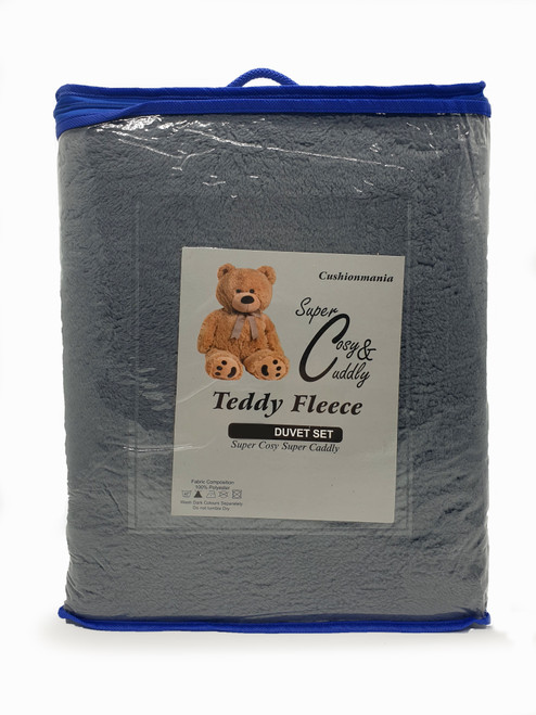 Teddy Fleece Duvet Cover Set Sherpa Thermal Warm Bedding packaging