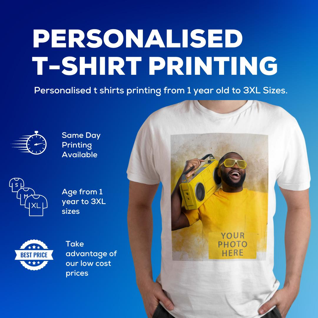 Personalised T-shirt Printing in London | PRINTBOX