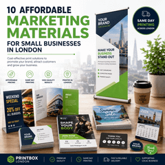 10 Affordable Marketing Materials for Small Businesses in London