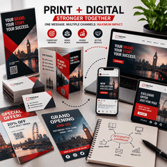 Coordinating Print and Digital Campaigns | Marketing Materials London