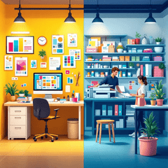 Navigating the World of Online vs. In-Store Printing Services